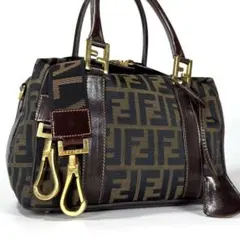 希少マイクロミニ【FENDI】2wayバッグ ズッカ柄 ゴールド金具 - メルカリ
