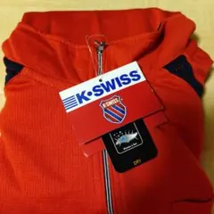 K-SWISS ケースイス 長袖ポロシャツ 朱色のサムネイル