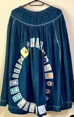 デニムスカート ロングスカート