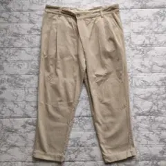 evam eva　コーデュロイタックパンツ　綿100%　2