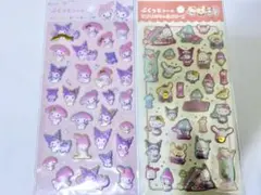 早い者勝ち【正規品】ぷくっとシール　サンリオキャラ　マイメロ＆クロミ　2枚セット