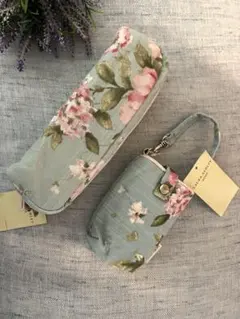 新品⭐️ローラアシュレイ　ミルナー柄 ポーチ＆ケースセット⭐️のサムネイル