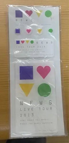 NEWS LIVE TOUR 2013 ステッカーセット