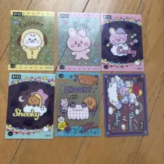 BT21 トレーディングカード 6枚セット