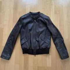 ダークブラウン レザー ジャケット