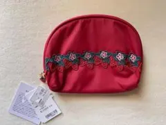 近沢レース　春摘みいちご　コンパクト収納ポーチ　トラベル小物　完売　入手困難 新品未使用タグ付き 近沢レース いちご 化粧ポーチ - メルカリ