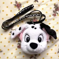 ディズニー 101匹わんちゃん パスケース リール・ネックストラップ付き