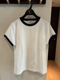 COS ホワイト/ブラック 半袖Tシャツのサムネイル