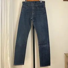 ユニクロ プラスJ セルビッジストレートジーンズ 24インチ(61cm)