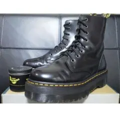 Dr.Martens JADON UK6 黒 男女可 厚底 8ホール