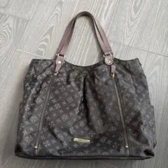 russet ダークグレー✖︎ピンク　トートバッグ