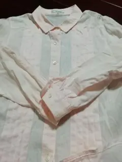 レリアン　薄いピンク　ブラウス