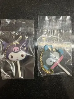 サンリオキャラクターズ　　　カラフルキャンディーチャーム 　クロミ＆ハンギョドン