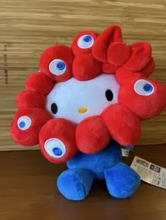 大阪関西万博限定　サンリオ　ミャクミャク　ぬいぐるみ　M ハローキティ