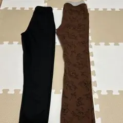 西松屋　裏起毛レギンス　ズボン　2点