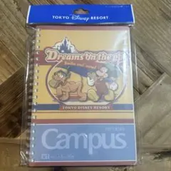 東京ディズニーリゾート限定 Campus ソフトリングノート B6 新品・未使用