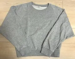 スウェットクロップドシャツ