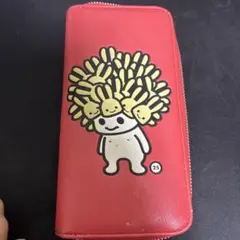 CUNE 長財布 ラウンドファスナー レッドのサムネイル