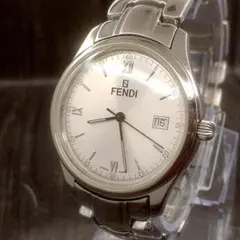 美品 FENDIフェンディ レディース腕時計21000Sシェル柄キュート ローマ