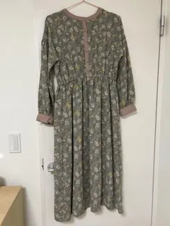 エヘカソポ　ehka sopo フレリック花柄ロングワンピース