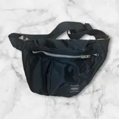美品　porter ポーター　ウエストポーチ　ボ　ショルダーバッグ　タンカー　黒