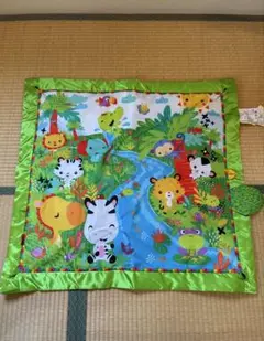 Fisher Price ベビージム 動物デザイン　プレイマットのマットのみのサムネイル