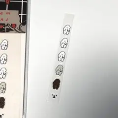 ナガキパーマ　ネイルシール　単体6枚