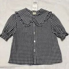 petit main チェック柄シャツ 80