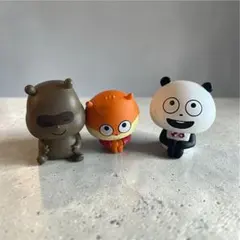 にしむらゆうじ こねずみ ごきげんぱんだ たぬき セットフィギュア ガチャガチャ