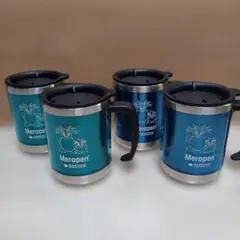 非売品　ノベルティ品　Meropen ステンレス マグカップ 4個セット
