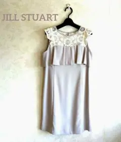 JILL STUART レースミニワンピース 異素材　ノースリーブ S
