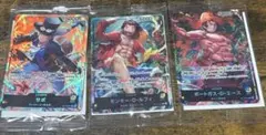 【未開封】ONE PIECEカード セブンイレブン プロモカード 3種セット