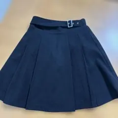 【RETRO GIRL】プリーツミニスカート ブラックのサムネイル