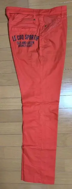 le coq sportif ゴルフコレクション パンツ 82サイズ オレンジ