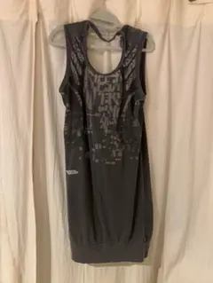 DIESEL レイヤード タンクトップ チュニック XS グレーのサムネイル