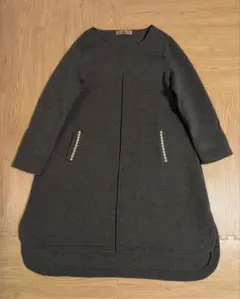 【美品】ヨーコチャン・ペタルパールコート・40 ヨーコチャン・ペタルパールコート・40