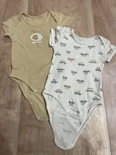 tete a teteロンパース 2枚セット 70cm