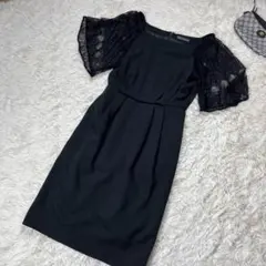 urban resarch レース　フレアスリーブ　ワンピース　冠婚葬祭　ドレス