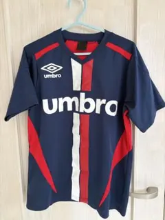umbro 半袖Tシャツ ネイビー レッド