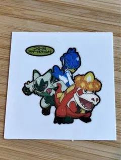 ポケモン パン デコキャラシール ニャローテ アチゲータ ウェルカモ 132