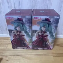 初音ミク　おでかけドレス RED Ver. フィギュア 2体セット