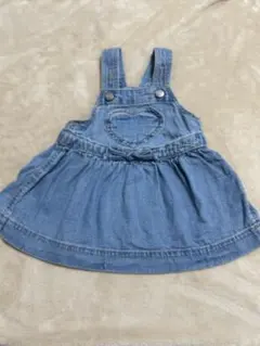 baby gap デニムオーバーオールワンピース