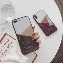 iPhoneケース 大理石柄 ピンク 韓国 6/7/8/X/XS/XR