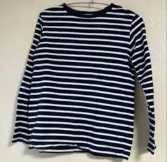 UNIQLO ネイビーストライプ長袖　150㎝