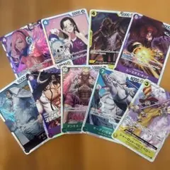【即購入OK】ワンピース カードゲーム SRキャラクター9枚セット