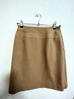 SUNAUNA スーナウーナ　スカート　ベージュ　レトロ