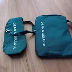 dean&deluca エコバッグ レジカゴバッグ　保冷ボトルケース グリーン