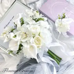 みん様専用 アーティフィシャルフラワーブーケクラッチブーケ 結婚式