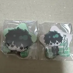 僕のヒーローアカデミア 緑谷 mochocho 星型缶バッジ アウターver.