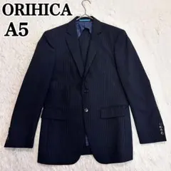 ORIHICA オリヒカ テーラードジャケット ストライプ ウール入り